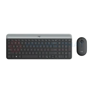 Bộ bàn phím chuột không dây Logitech MK470 Wireless (Màu đen)