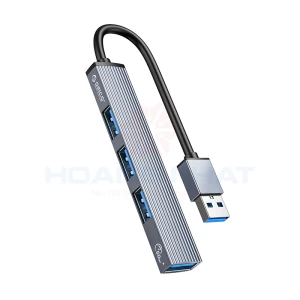 Bộ chia cổng USB 3.0 1 ra 4 Orico AH-A13-GY-EP-HW