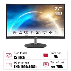 Màn hình cong MSI PRO MP271CA 27-inch VA 75Hz