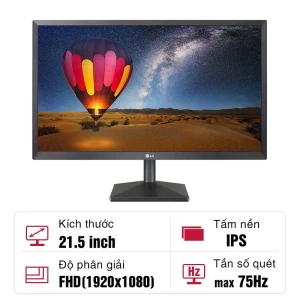 Màn hình LG IPS 22MN430M-B 21.5 inch 75Hz