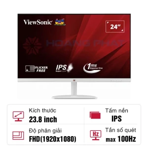 Màn hình ViewSonic IPS VA2432-H-W 23.8-inch 100Hz