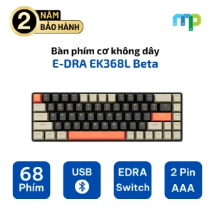Bàn phím cơ không dây E-DRA EK368L Beta