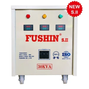 Biến áp tự ngẫu 3 Pha 380V ra 220V 30KVA (Dây Nhôm)