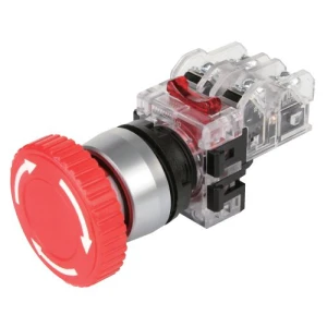 Công tắc dừng khẩn Hanyoung MRE-RR1R 22mm 1NO 1NC Màu Đỏ