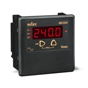 Đông hồ đo điện áp Selec MV334 96x96mm