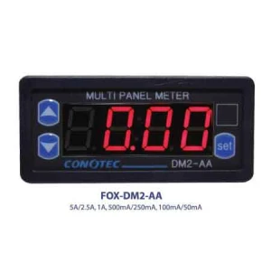 Đồng hồ đo dòng DC Conotec FOX-DM2-DA 72x36mm