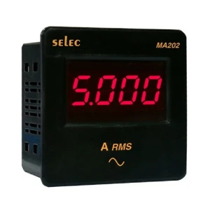 Đồng hồ đo dòng Selec MA202 72x72mm