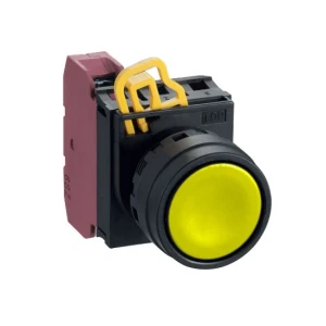 Nút nhấn nhả IDEC YW1B-M1E01Y 1NC 22mm (Vàng)