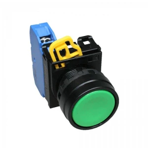 Nút nhấn nhả IDEC YW1B-M1E10G 1NO 22mm (Xanh lá)