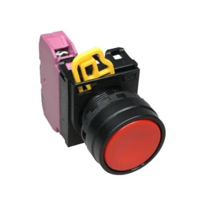 Nút nhấn nhả IDEC YW1B-M1E10R 1NO 22mm (Đỏ)