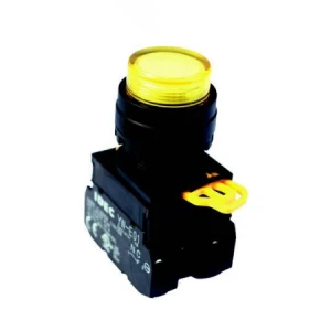 Nút nhấn nhả IDEC YW1L-M2E10Q4Y 1NO 22mm 24V (Vàng)