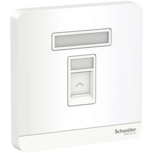 Ổ cắm mạng cat6 đơn Schneider E8331RJS6_WE_G19