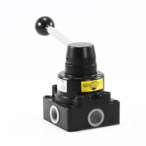 Van tác động tay Parker HV-4400-10 4 cổng và 3 vị trí, Ren 3/8