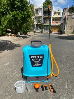 Bình Phun Thuốc Khuấy Thuốc Tự Động KAMAS 20L (Bơm Đơn - Bơm Đôi)