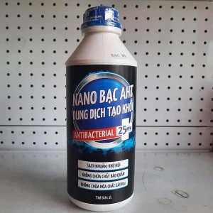 Dung dịch Nano bạc AHT - 1L - dùng cho máy phun khói diệt khuẩn khử mùi