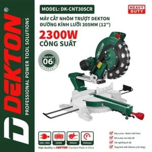 Máy cắt nhôm gỗ Dekton DK - CNT305CR (Cắt nhôm trượt - Dây Cuaroa)