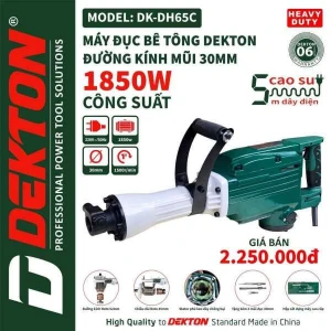 Máy đục bê tông Dekton - DK - DH65C (30mm)