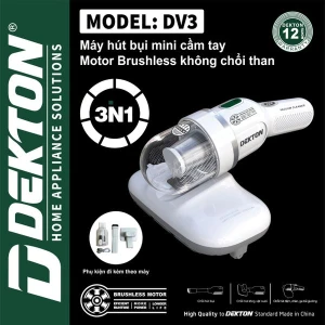 Máy Hút Bụi Cầm Tay DEKTON DV3 (3 CHỨC NĂNG)