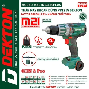 MÁY KHOAN PIN DEKTON - M21 - ID 13120 PLUS