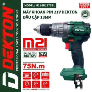Máy khoan Pin Dekton - M21 - ID1375BL