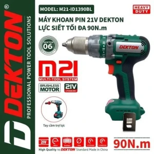 Máy khoan Pin Dekton - M21 - ID1390BL