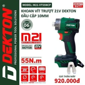 Máy khoan vít trượt Dekton M21 - VT55NCP