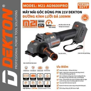 Máy Mài Góc Pin Dekton M21 - AG 9600 PRO