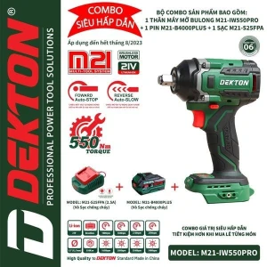 Máy siết bu lông Dekton M21 - IW 850 PRO