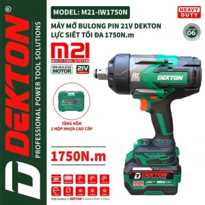 MÁY SIẾT BULONG PIN DEKTON M21 - IW 1750 N - 3/4 