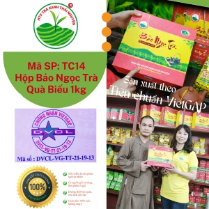 Hộp Bảo Ngọc Trà - Tân Cương Thái Nguyên QÙA BIẾU SẾP Loại 1kg