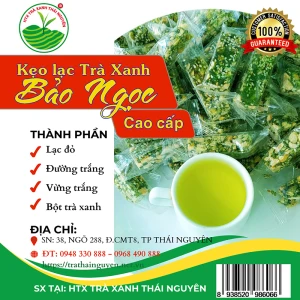 Kẹo lạc Trà Xanh Bảo Ngọc - Thái Nguyên | 300g