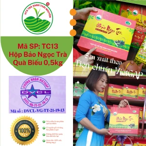 Trà Thái Nguyên - Hộp Bảo Ngọc Trà Biếu Tết - Loại 200gr