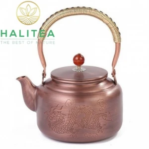 Ấm Đồng Nhật Bản Tetsubin Họa Tiết Hình Rồng 1,2L