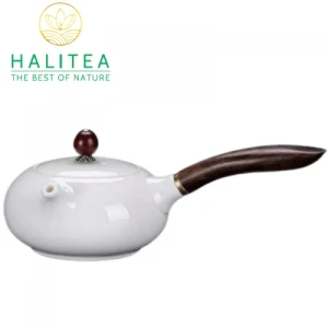 Ấm Trà Đường Vũ Sứ Bạch Định Cao Cấp 200ml