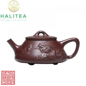 Ấm Tử Sa Dáng Thạch Biều Long Ẩn Tử Nê 280ml