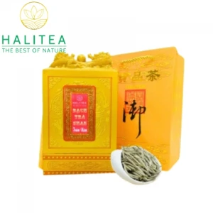 Bạch Trà Shan Trăm Năm HALITEA Di Sản Hộp Ấn Vàng Cao Cấp