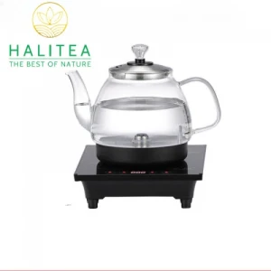 Bếp Điện Đơn Đen Cấp Nước Từ Đáy Ấm Thủy Tinh