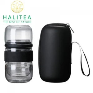 Bình Pha Trà Thủy Tinh Du Lịch Tiên Lợi