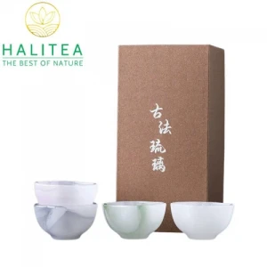 Bộ 04 Chén Ngọc Cao Cấp Hộp Quà Tặng 50ml