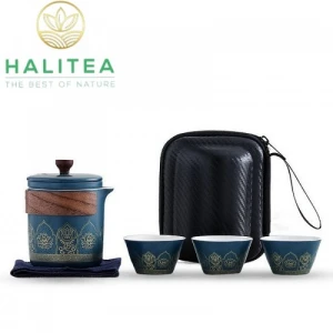 Bộ Ấm Trà Du Lịch Gốm Sứ 285ml