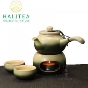 Bộ ấm Trà Sứ Cao Cấp Kiểu Nhật Đế Nến 220ml