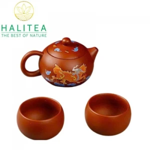 Bộ Ấm Tử Sa Tỉnh Lan Kỳ Lân Đổi Màu 260ml