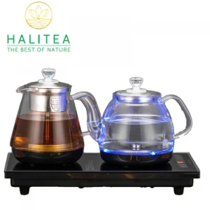 Bộ Bếp Điện Đôi Pha Trà Tự Động Thông Minh Cấp Nước Đáy Tiện Lợi