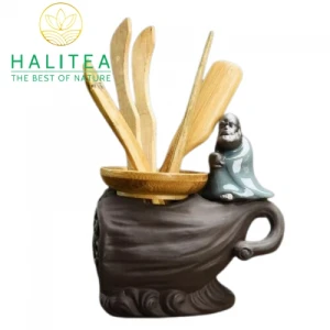 Bộ Dụng Cụ Găp Trà Đạt Ma Sư Tổ 06 Món