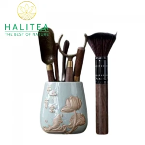 Bộ Gắp Trà Gốm Sứ Cao Cấp 5 Món Tiện Lợi