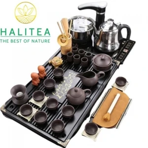 Bộ Khay Trà Điện Tự Động Pha Trà KungFu