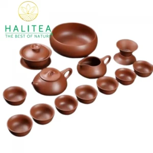 Bộ Pha Trà Kungfu Ấm Tử Sa Thạch Biều 13 Món Tiện Lợi