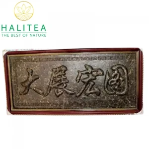 Bức Tranh Trà Phổ Nhĩ Làm Thủ Công Mừng Khai Trương Tân Gia