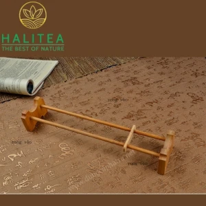 Giá Gác Chén Trà 1 Tầng Bằng Tre Già