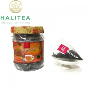 Hồng Trà Ô Long HALITEA Túi Tam Giác Cao Cấp Hũ 15 gói X 4gr.